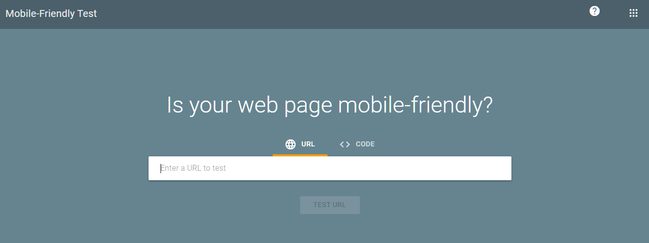 Google Mobile Friendly test Screenshot