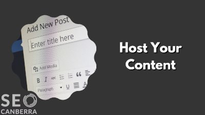 Host your content