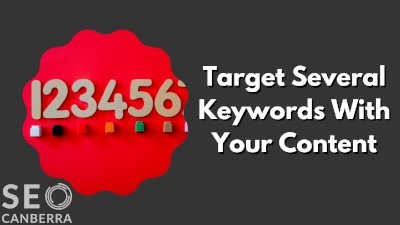 target several keywords with your content